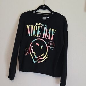 Kids Black Long Sleeve Shirt